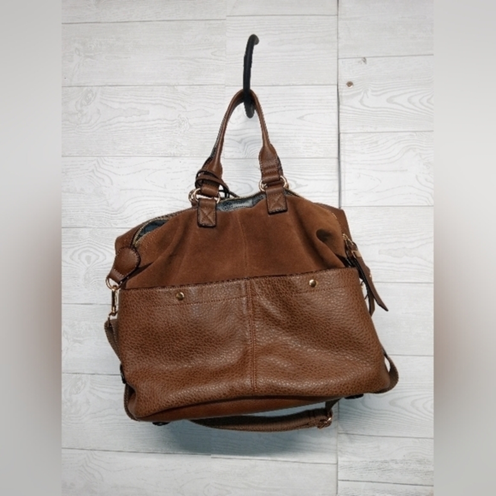 Brown‎ Leather Unbranded Shoulder Bag